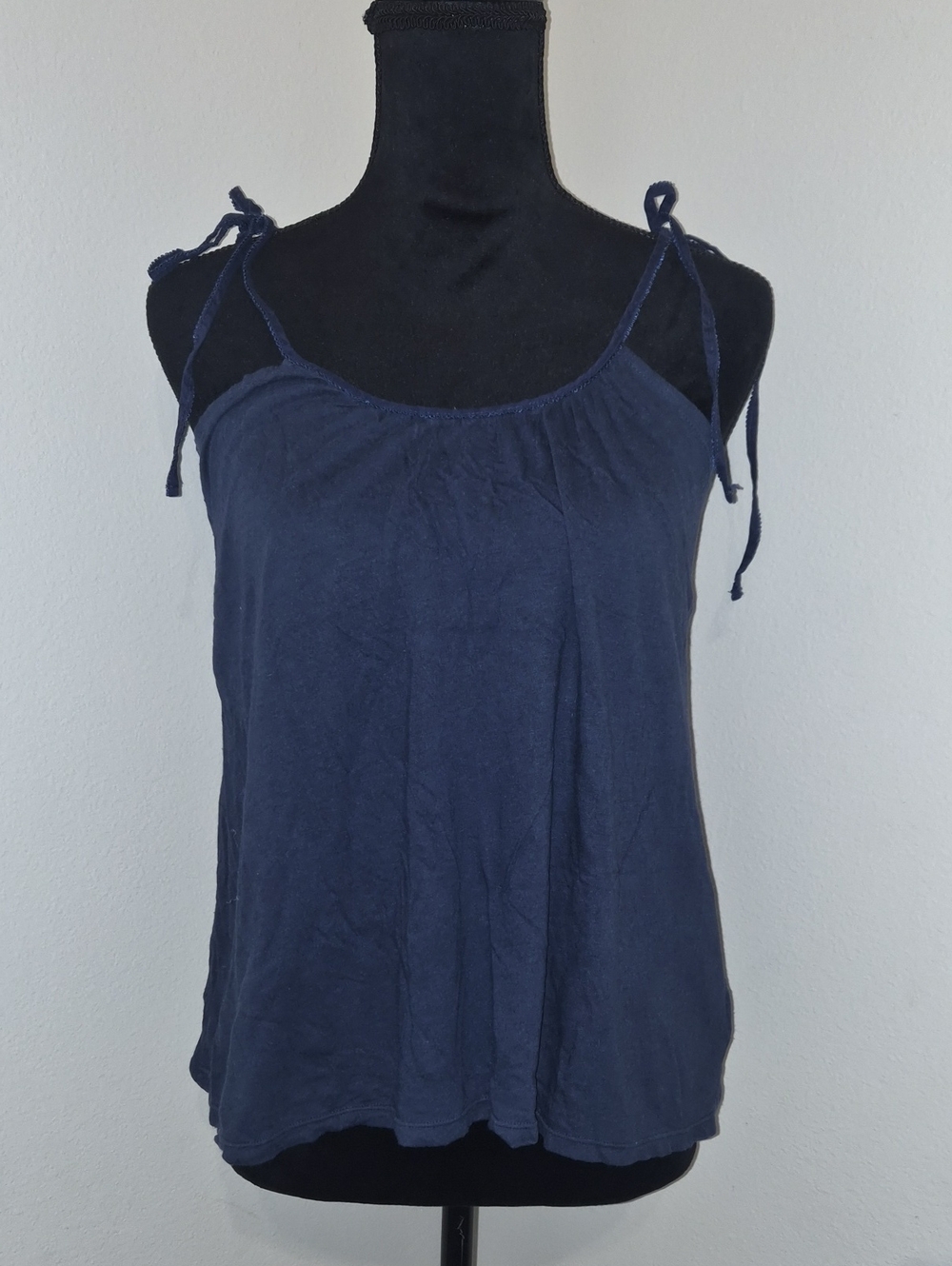 Aeropostale Navy Tie-Shoulder Camisole